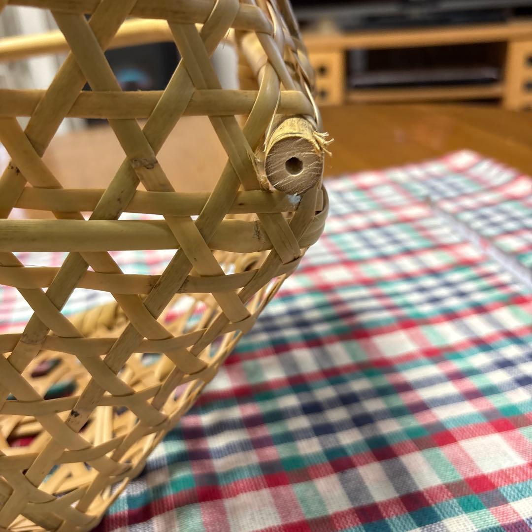 竹細工　かごバック　中型