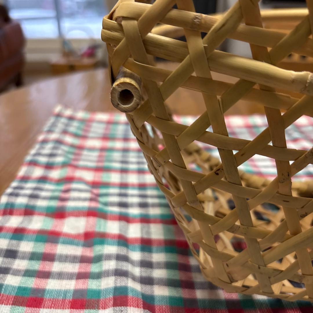 竹細工　かごバック　中型