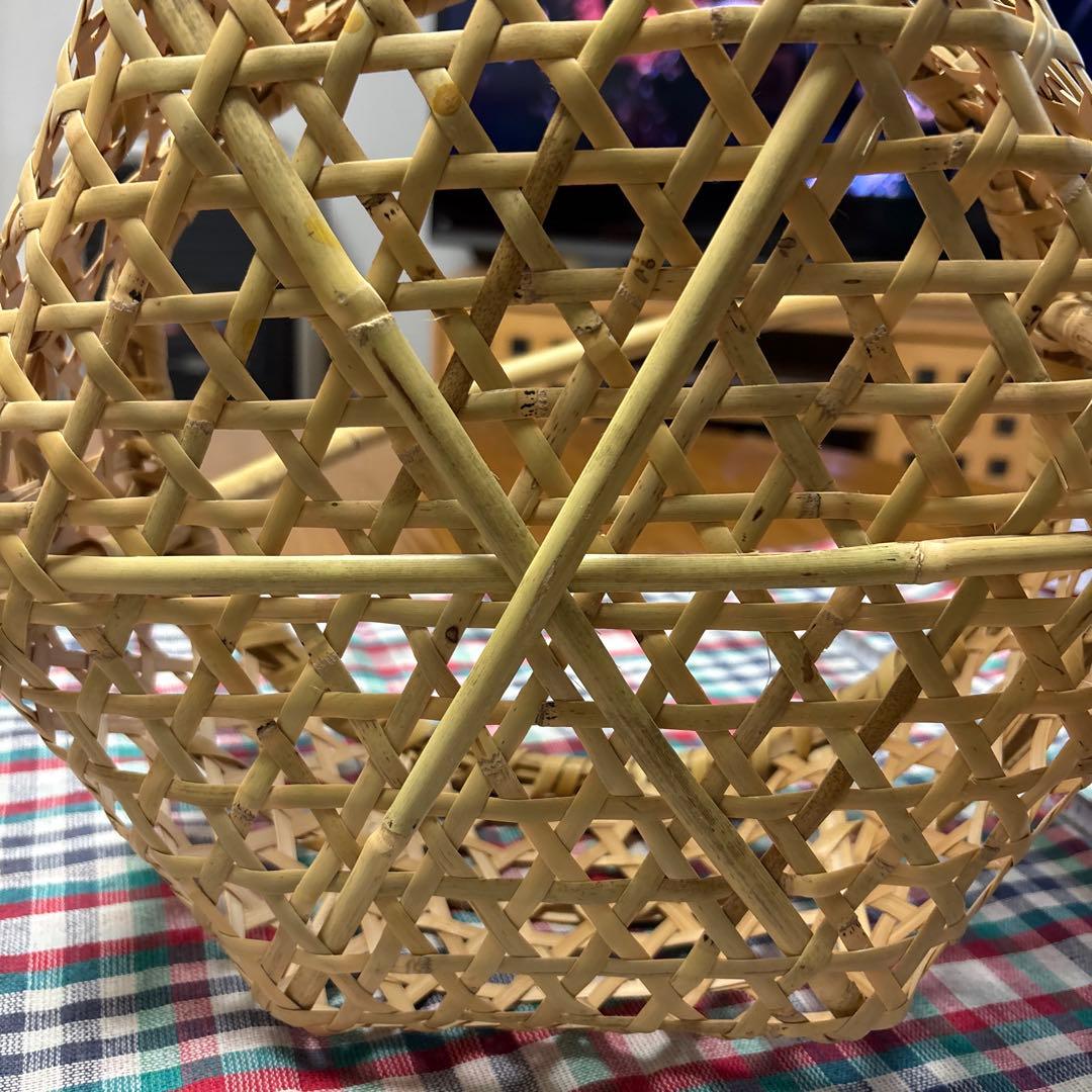 竹細工　かごバック　中型