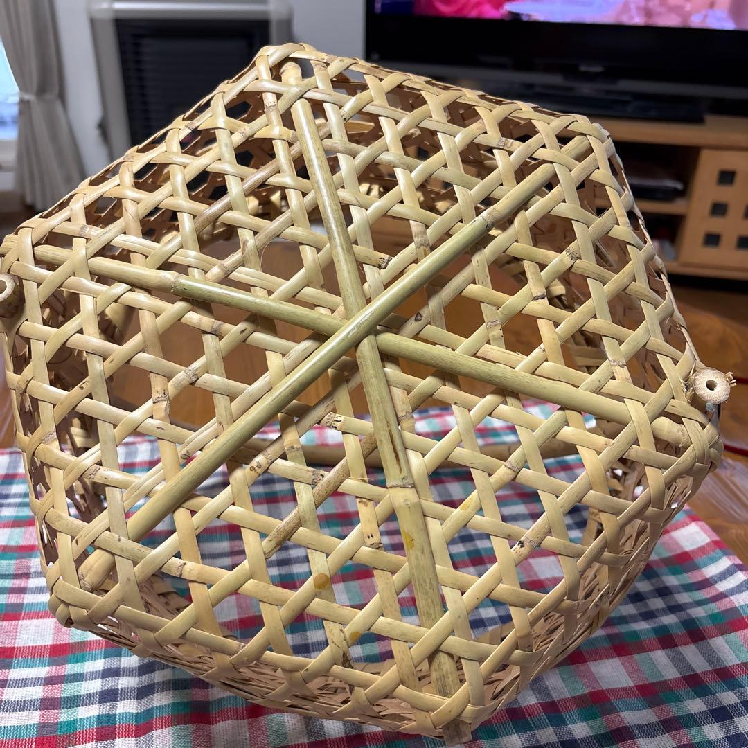 竹細工　かごバック　中型