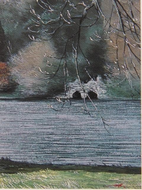 原雅幸、【Owlの樹】、希少な大判額装用画集より、美品、日本人画家