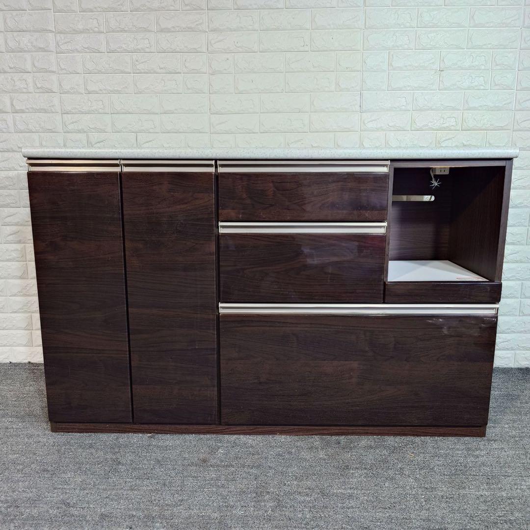 ニトリ キッチンカウンター アルミナ2 幅140cm キッチン収納 J085