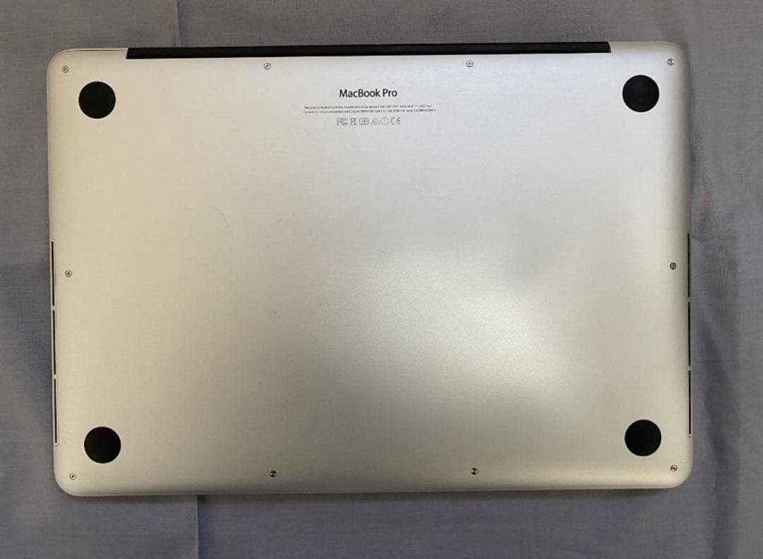 MacBookPRO 2015 13インチ メモリ16GB ストレージ128GB