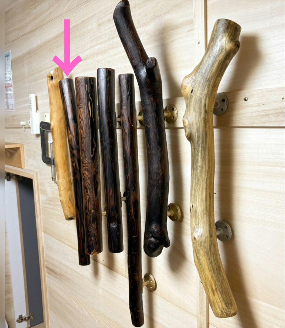 【Nob-32】★流木斑模様ドアノブ☆インテリア★ハンドル★取っ手