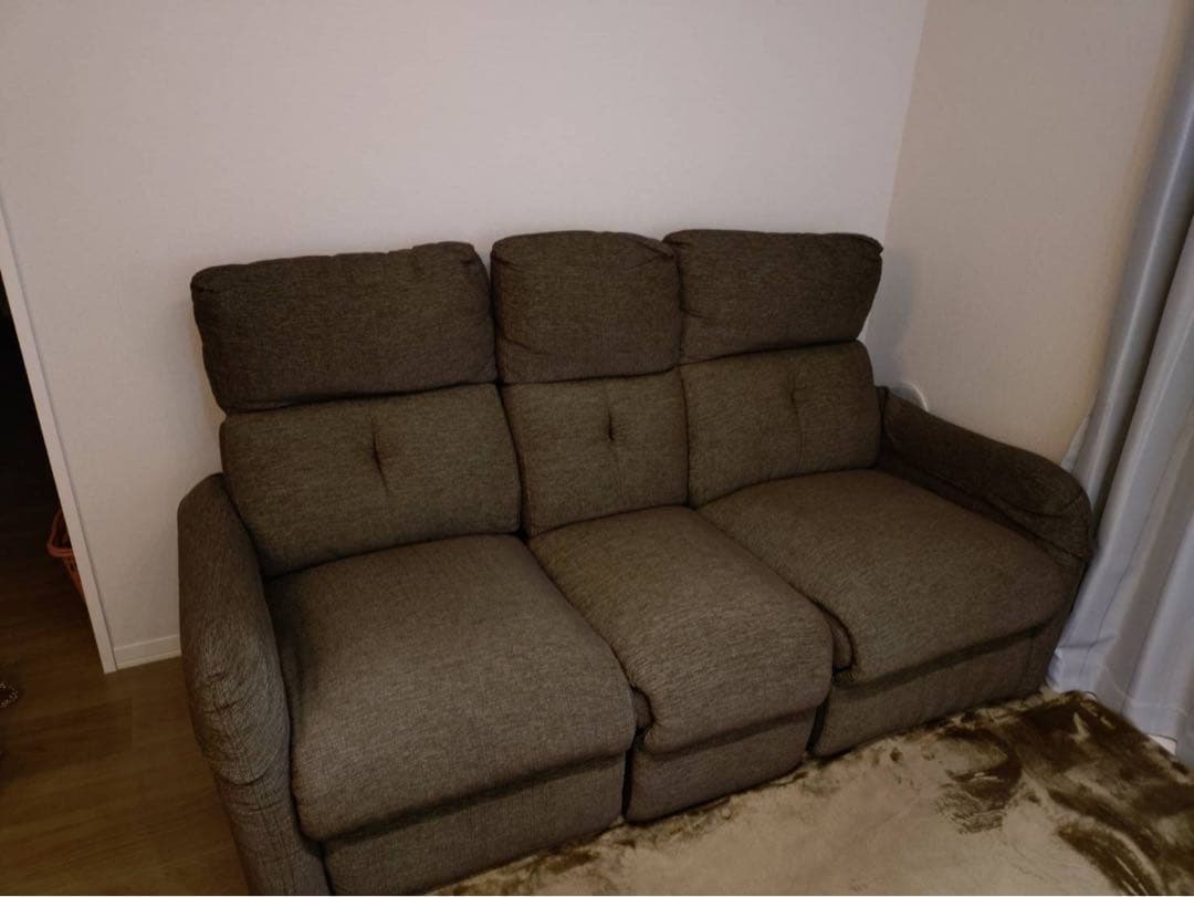 【早い者勝ち！】ニトリ　電動リクライニングソファー 3人掛け　美品