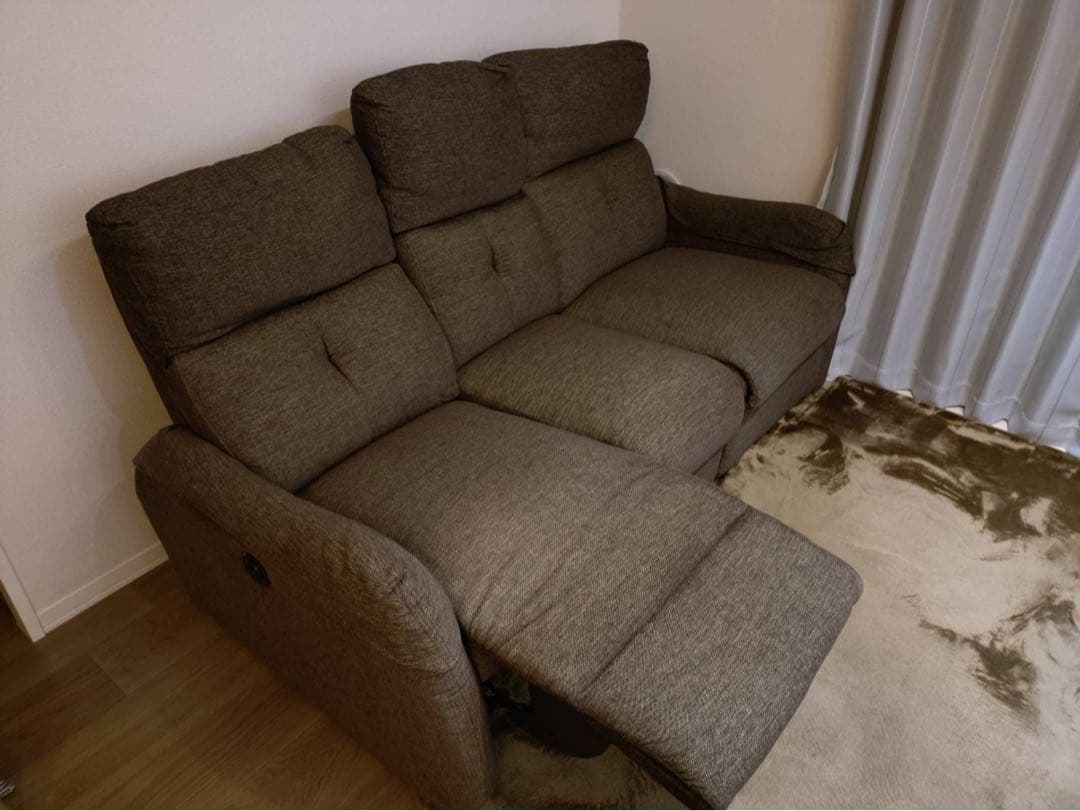 【早い者勝ち！】ニトリ　電動リクライニングソファー 3人掛け　美品