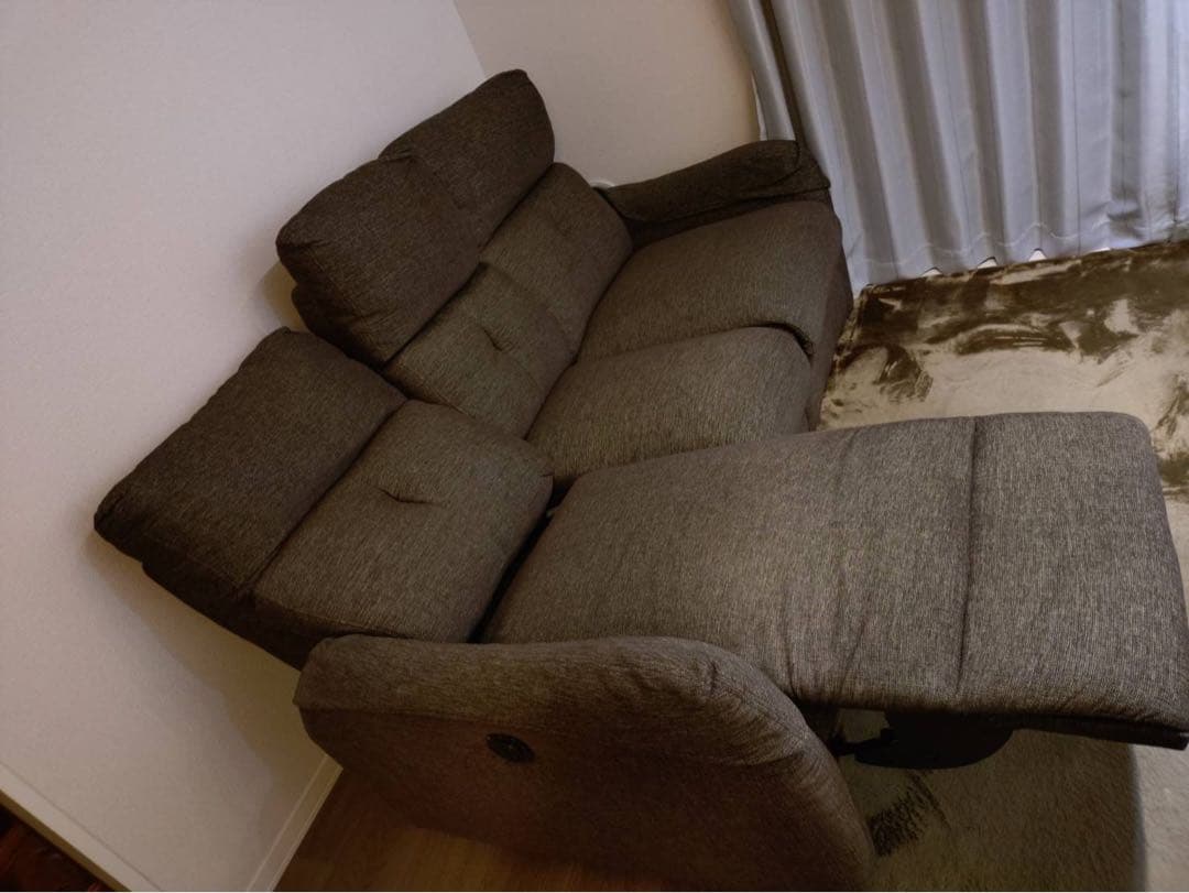 【早い者勝ち！】ニトリ　電動リクライニングソファー 3人掛け　美品