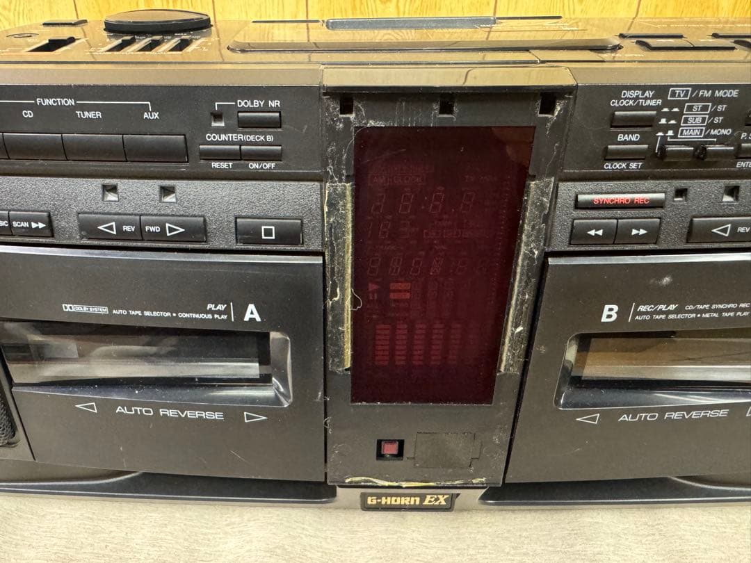 Victor RC-X90 ラジカセ CD バブカセ ラジオ カセット ビクター