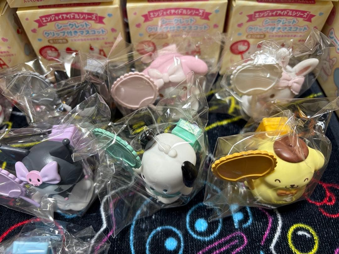 【値下げします】サンリオシークレットクリップ付マスコット全10種