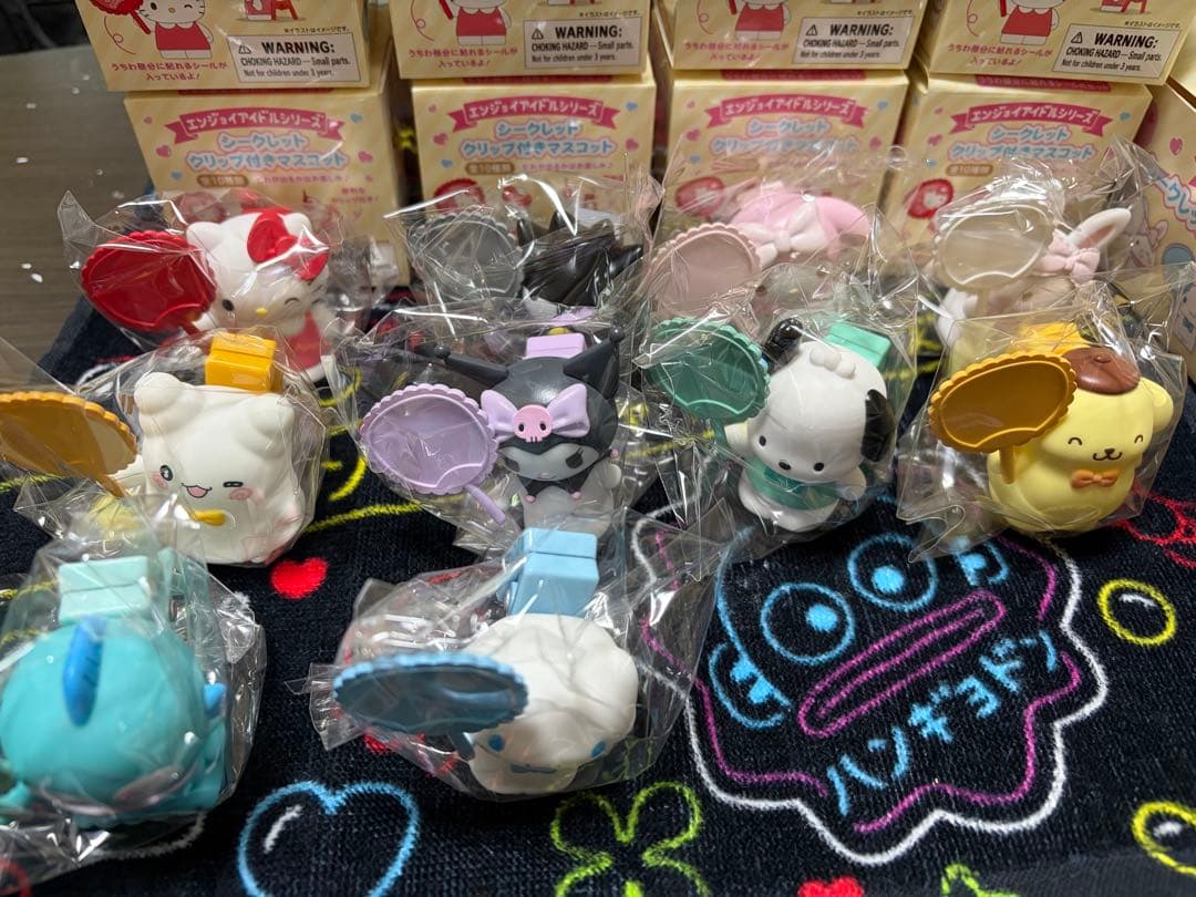 【値下げします】サンリオシークレットクリップ付マスコット全10種