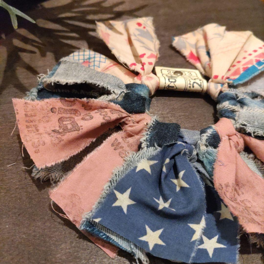 デニムリメイク☆アメリカンカントリー☆★シュシュ✨