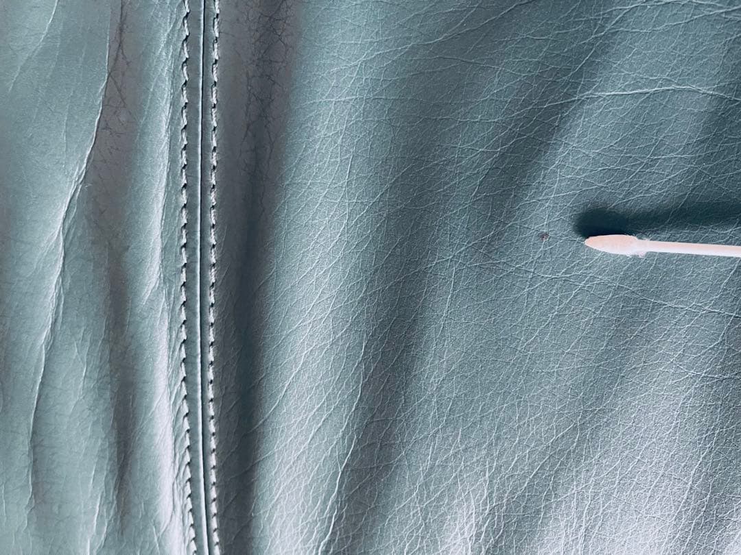 【良品】IDC大塚家具　総本革　Soflex社　トリプルソファ