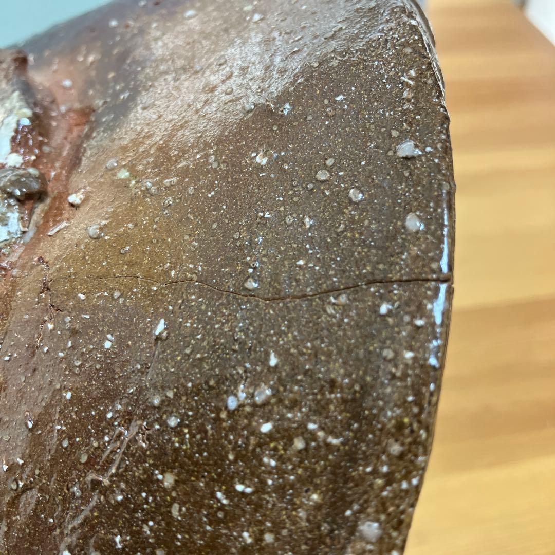 琉球　沖縄　当真裕爾作　貝型の皿　ヤチムン　やちむん　珍品　希少 ニュウ有