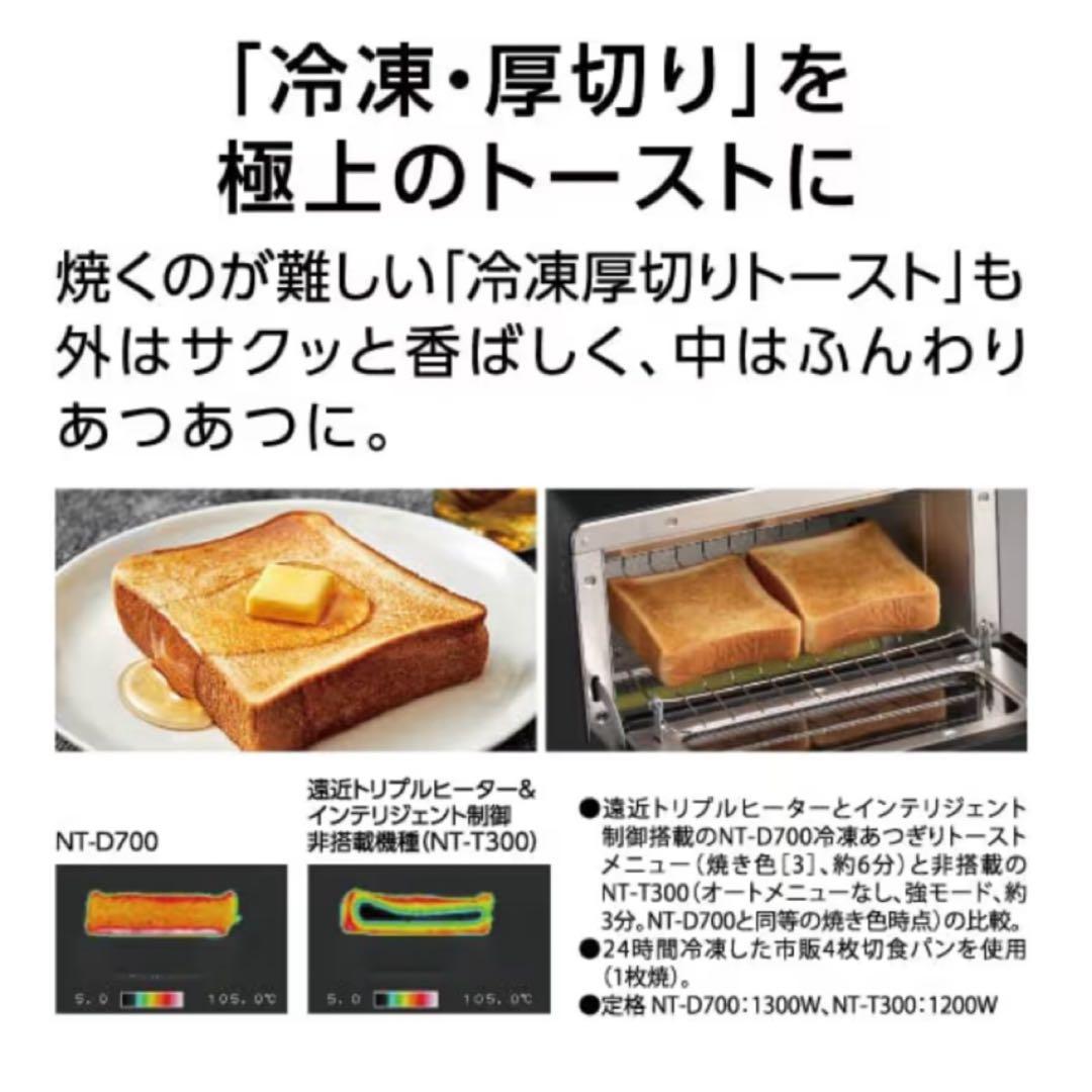 Panasonic Bistro NT-D700 オーブントースター ホワイト