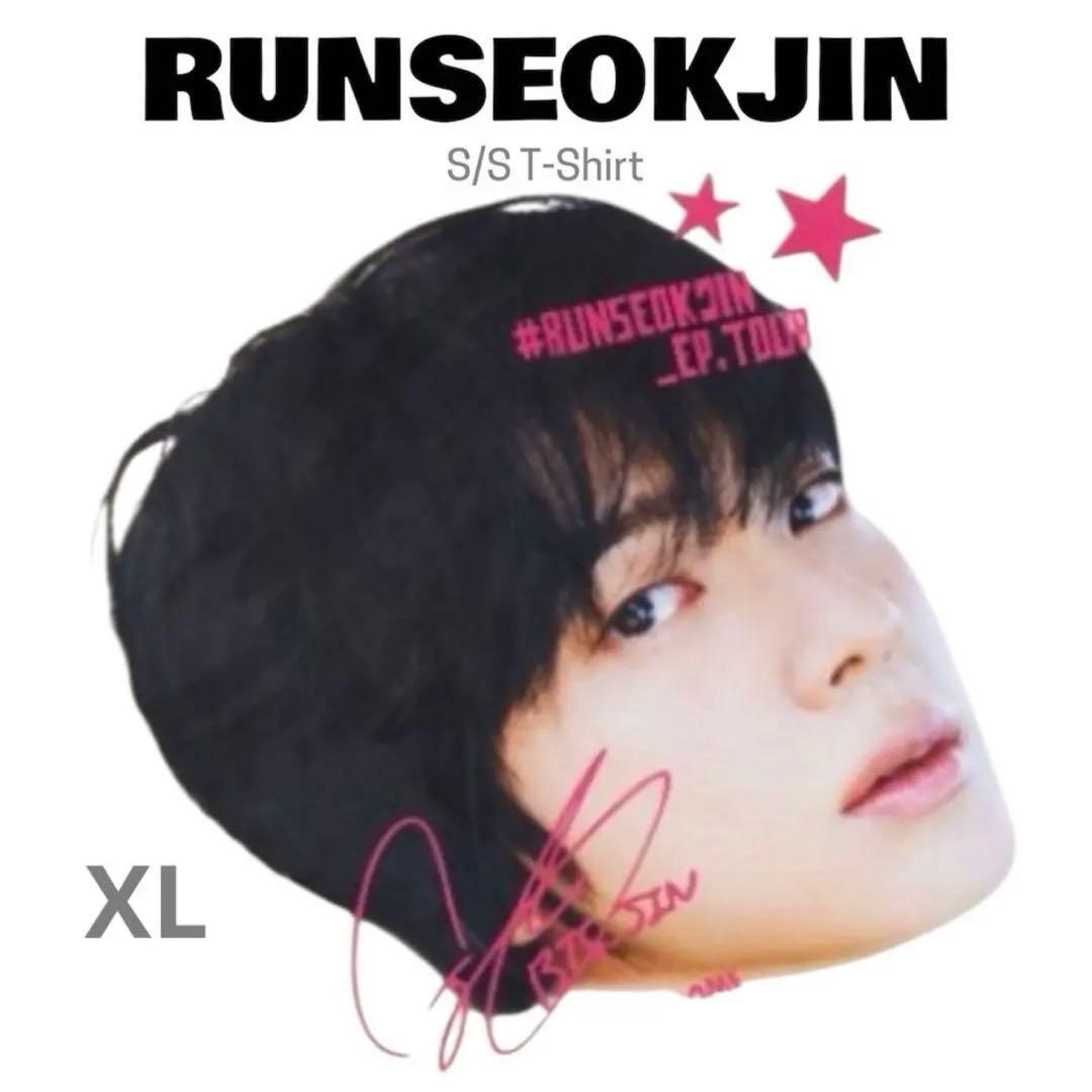 BTS JIN ジン君着用 RUNSEOKJIN_EP.TOUR Tシャツ XL