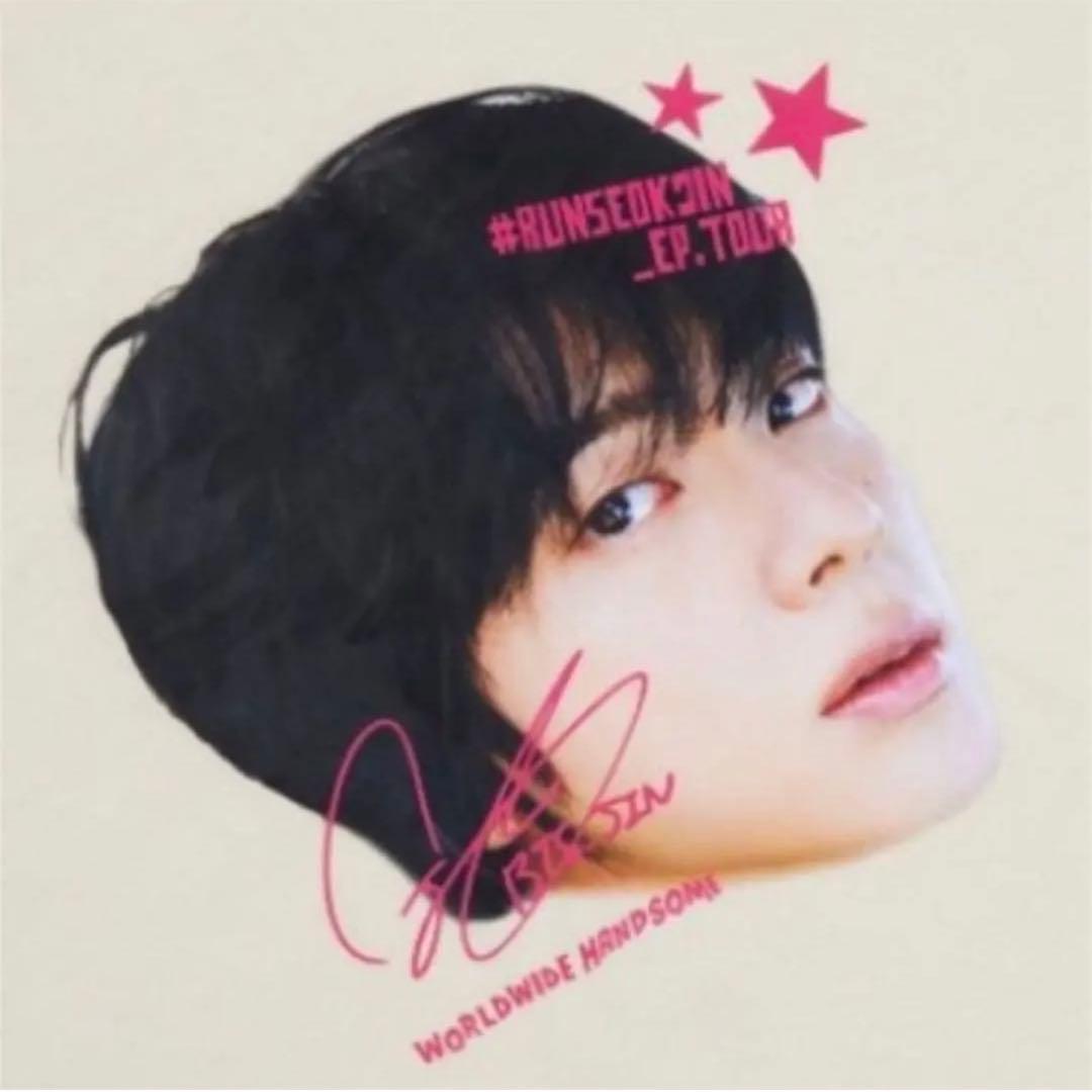 BTS JIN ジン君着用 RUNSEOKJIN_EP.TOUR Tシャツ XL