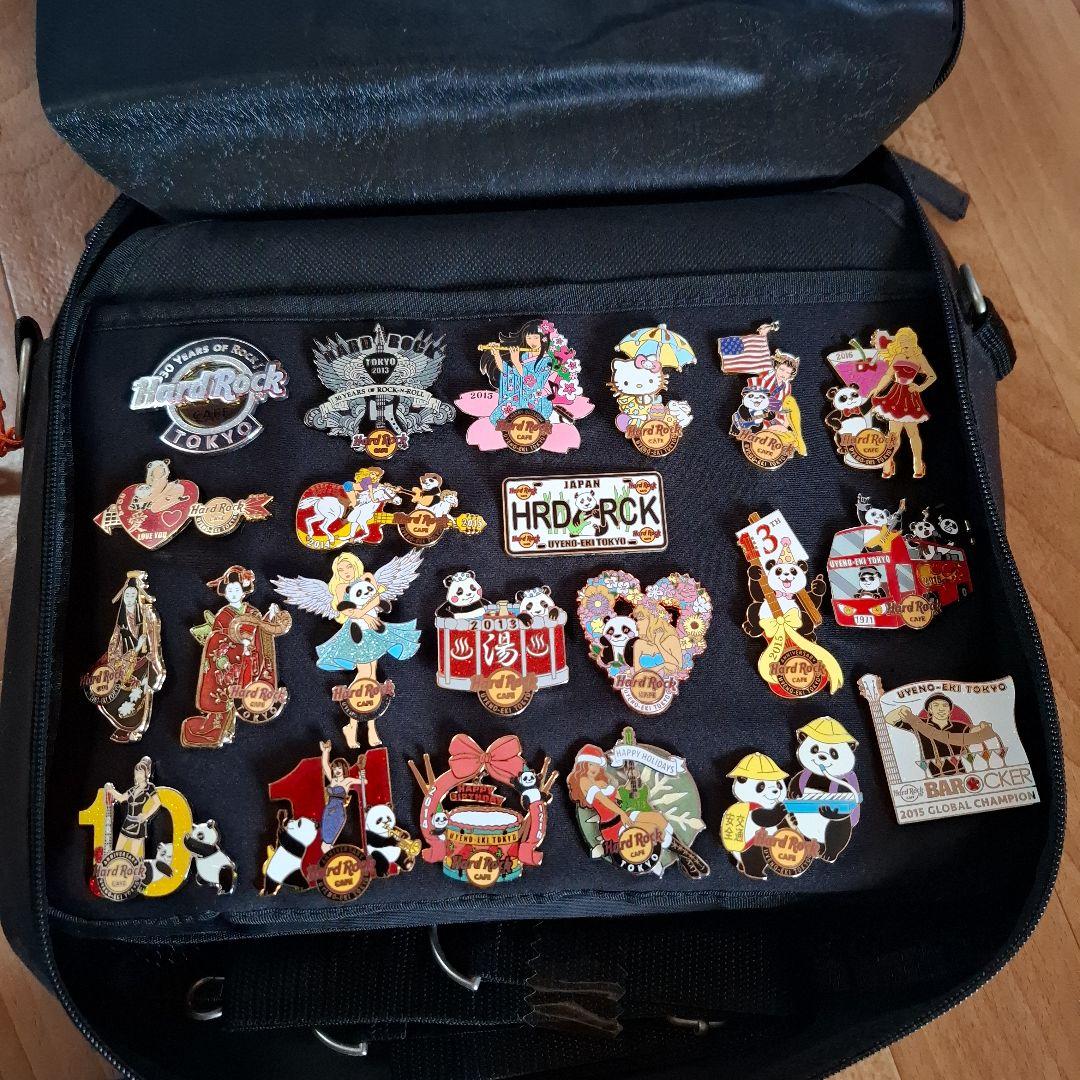 ハードロックカフェピンバック、ピンセット