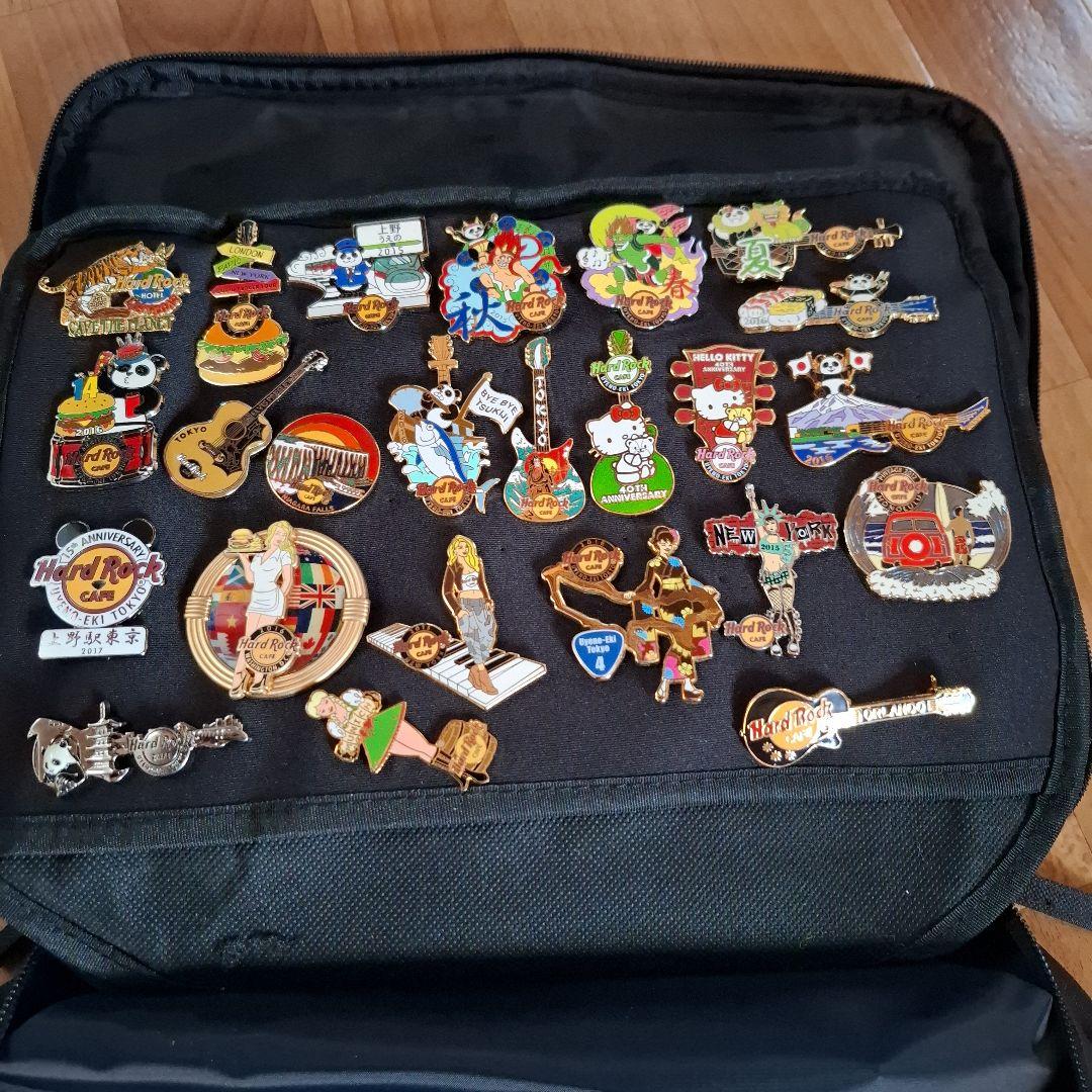 ハードロックカフェピンバック、ピンセット