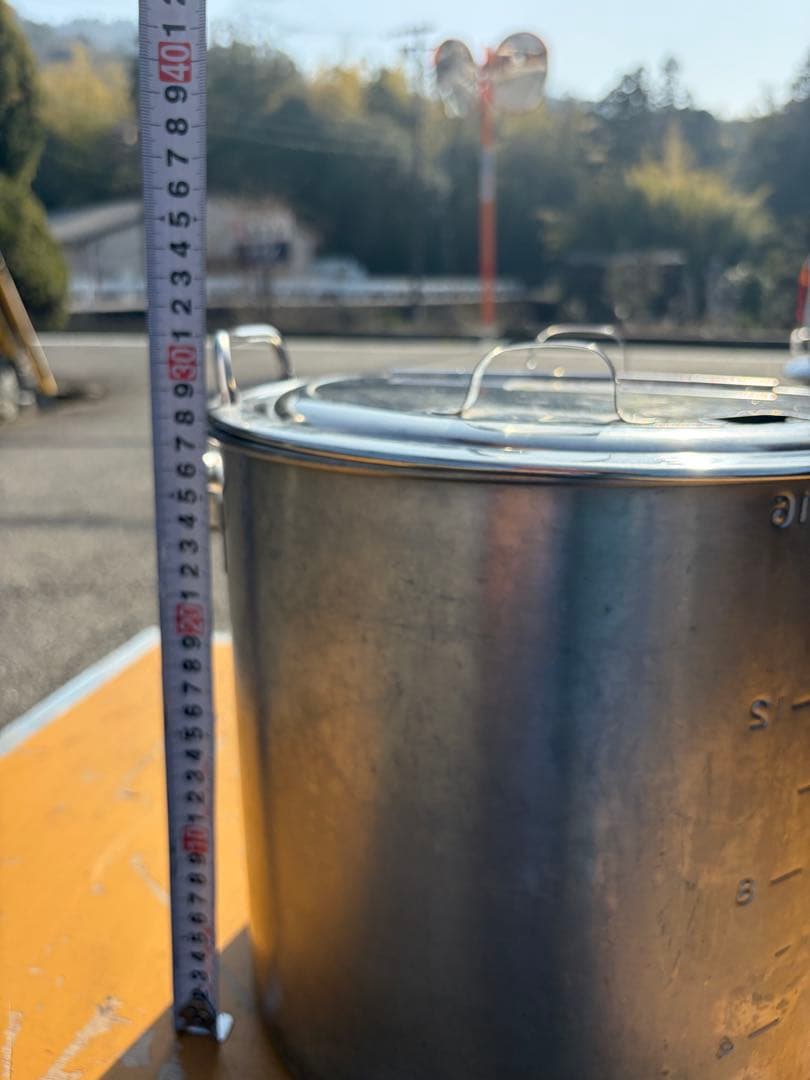 ステンレス製 16リットル 寸胴鍋と保温ジャー鍋のみ