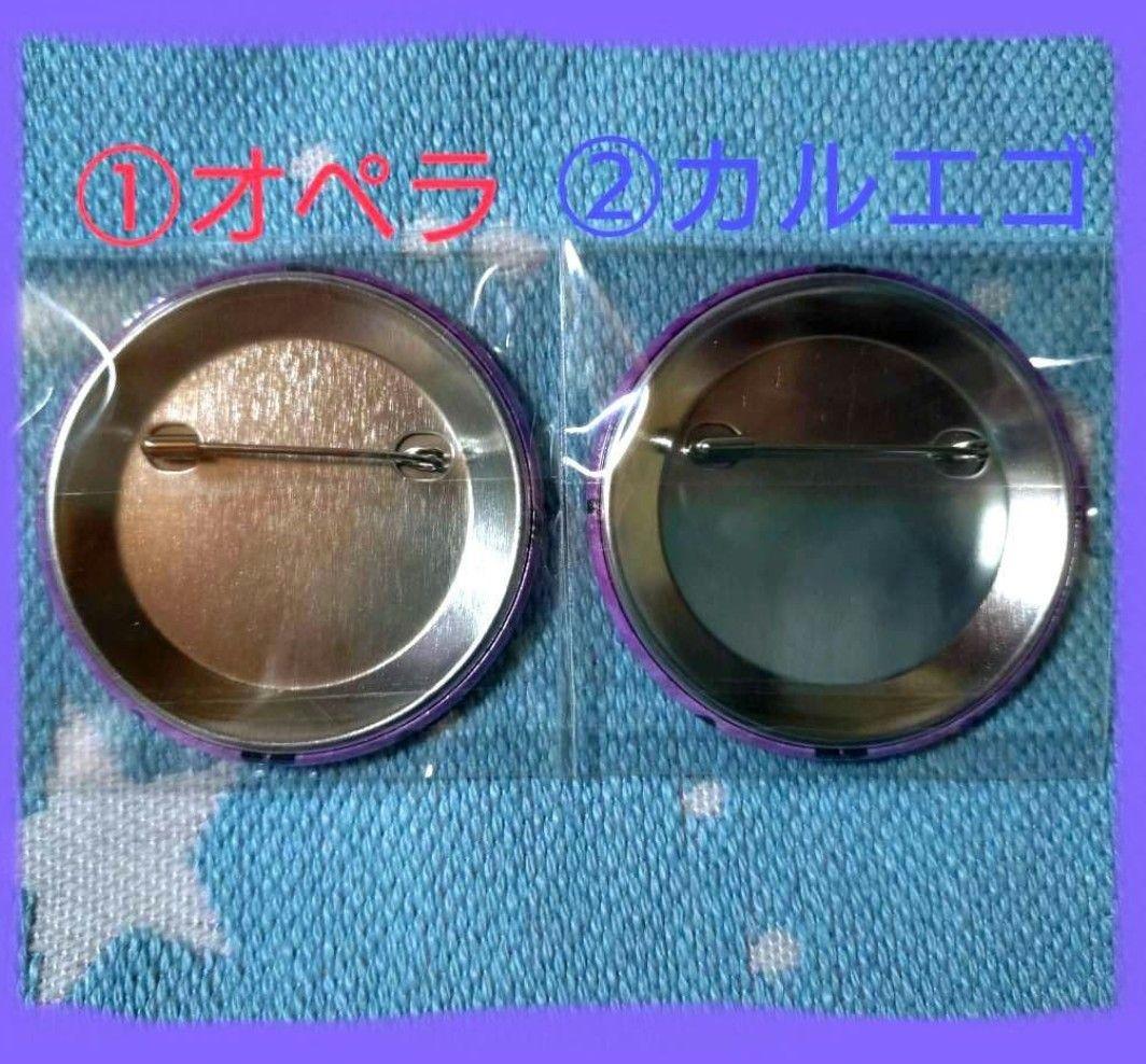 訳あり!「魔入りました!入間くん　カラ鉄　オペラ＆カルエゴ　魔フィア　缶バッジ」