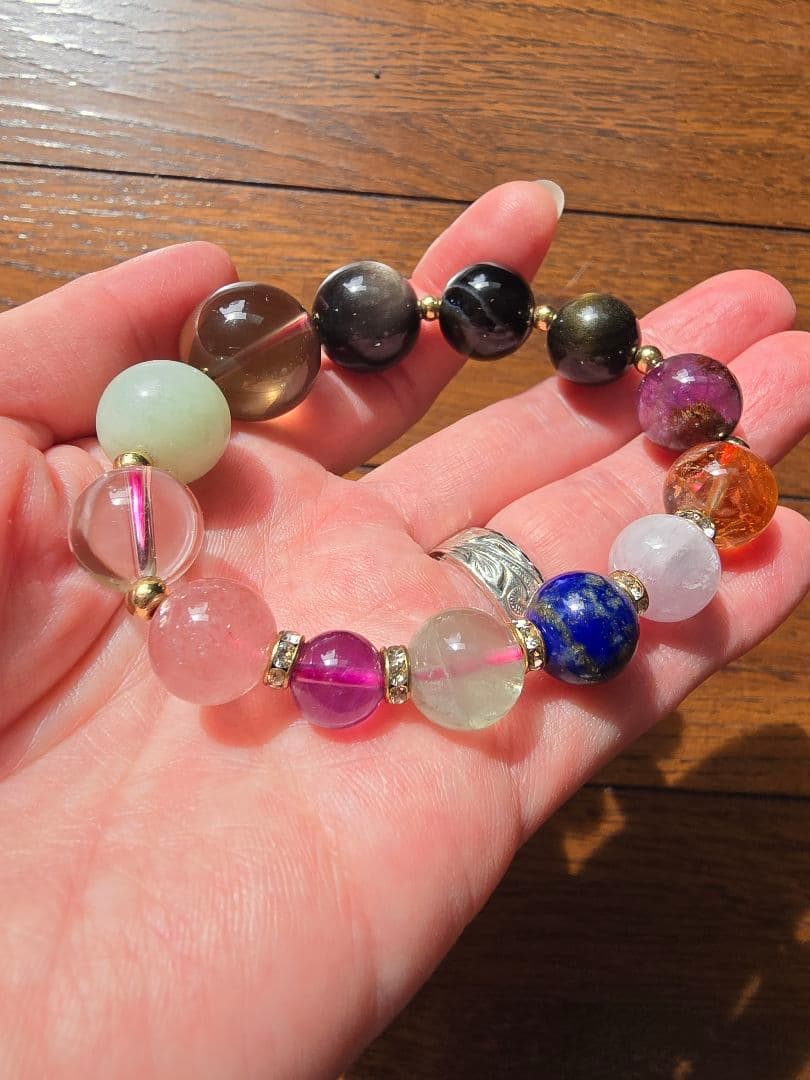 ハンドメイド 天然石 ブレスレット