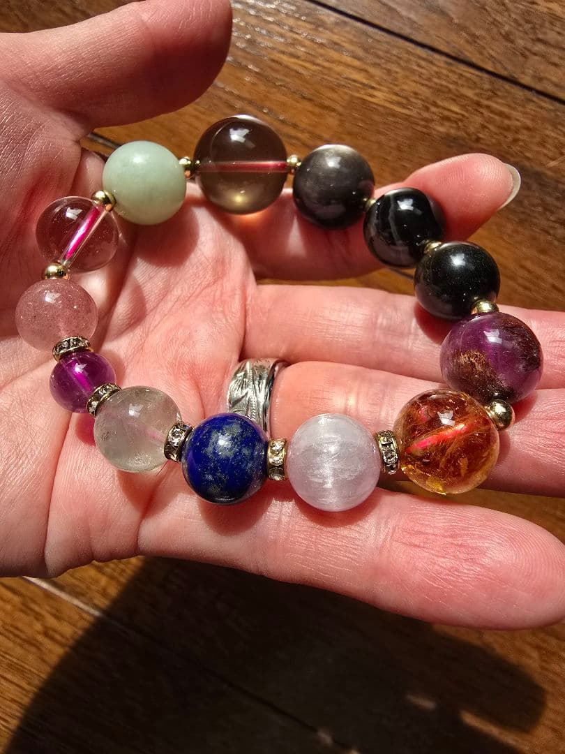 ハンドメイド 天然石 ブレスレット