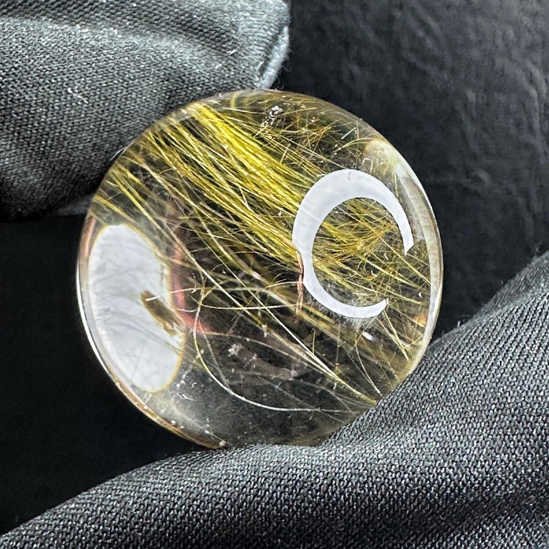 【財運・金運・事業運up❗️】レインボー☆ルチルクォーツ丸玉 スフィアA1126