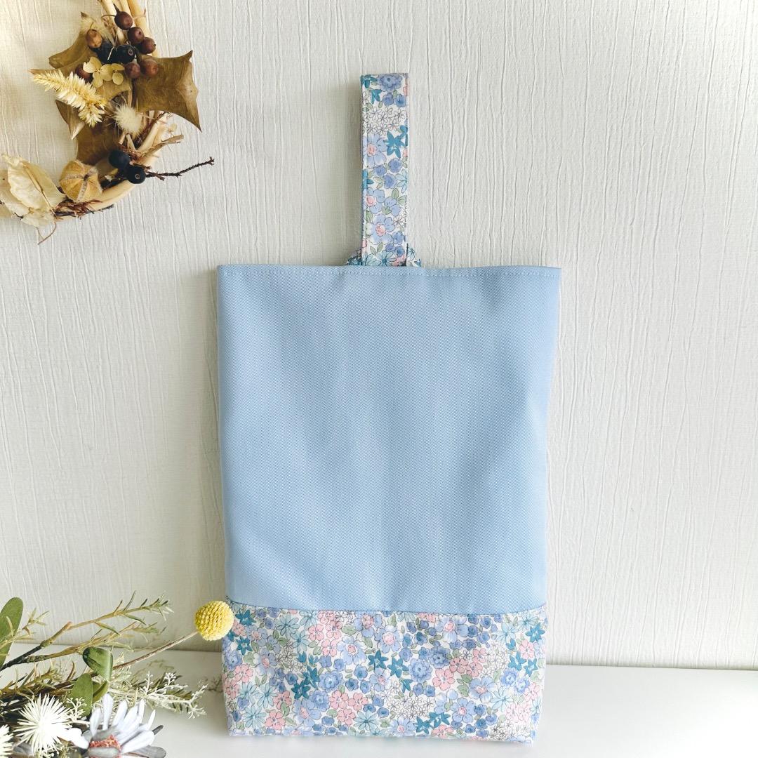 ぴよこ様【187】レッスンバッグ　花柄　上履き　入園入学　ハンドメイド女の子