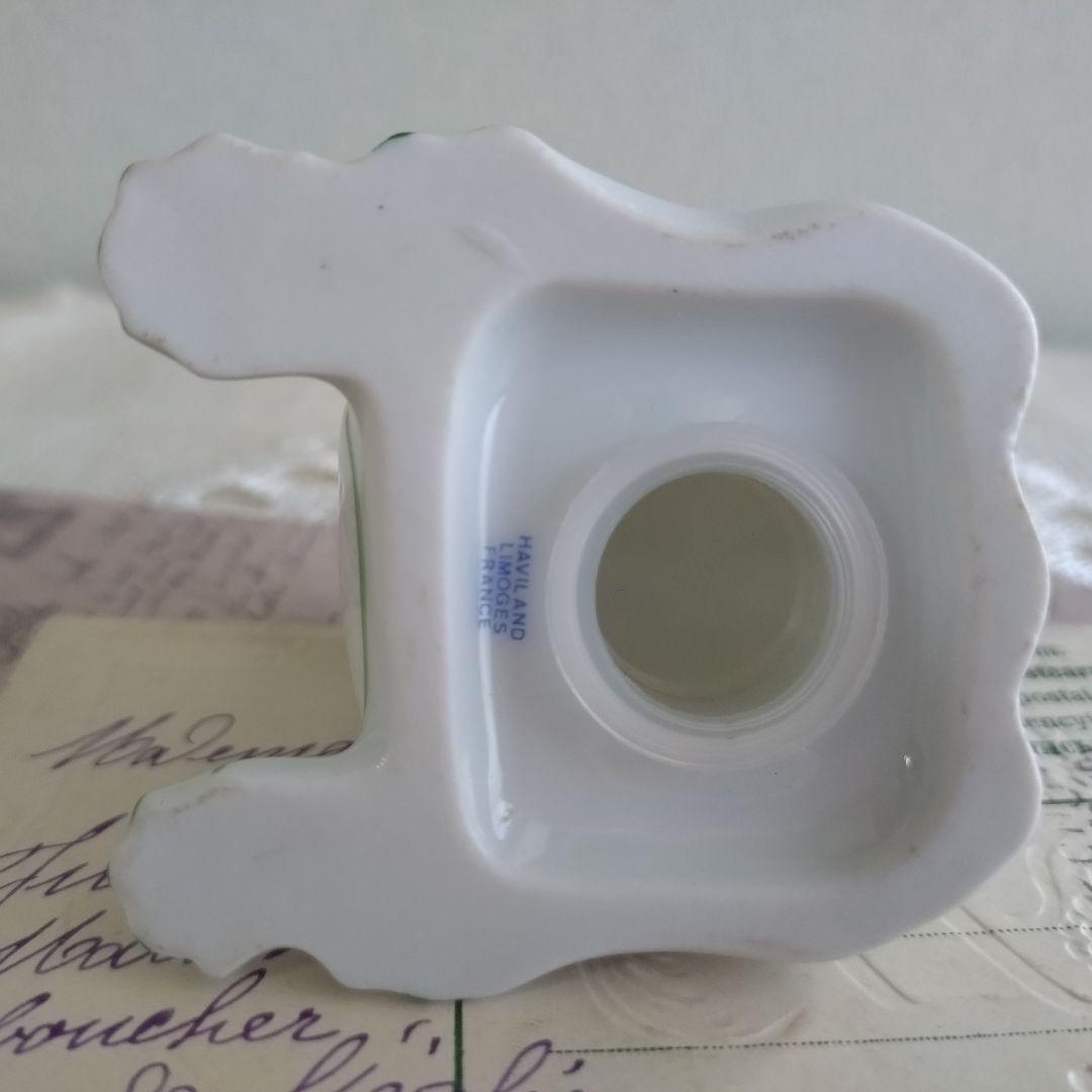 リモージュ　アビランド　調味料入れ　カエル　フランス製　ヴィンテージ　蛙　置物