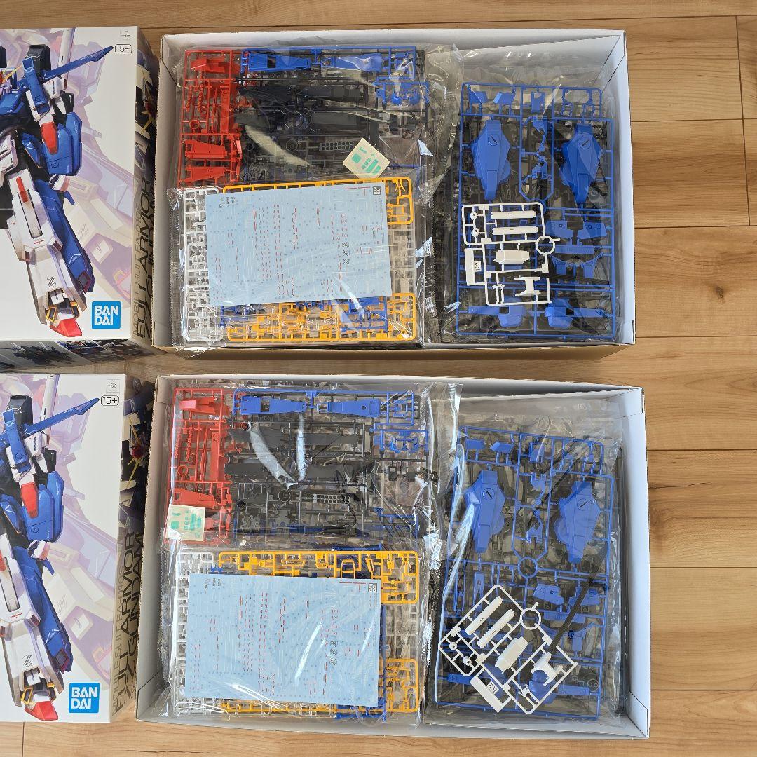 MG フルアーマーZZガンダム \"Ver.Ka\" 未組立2点セット