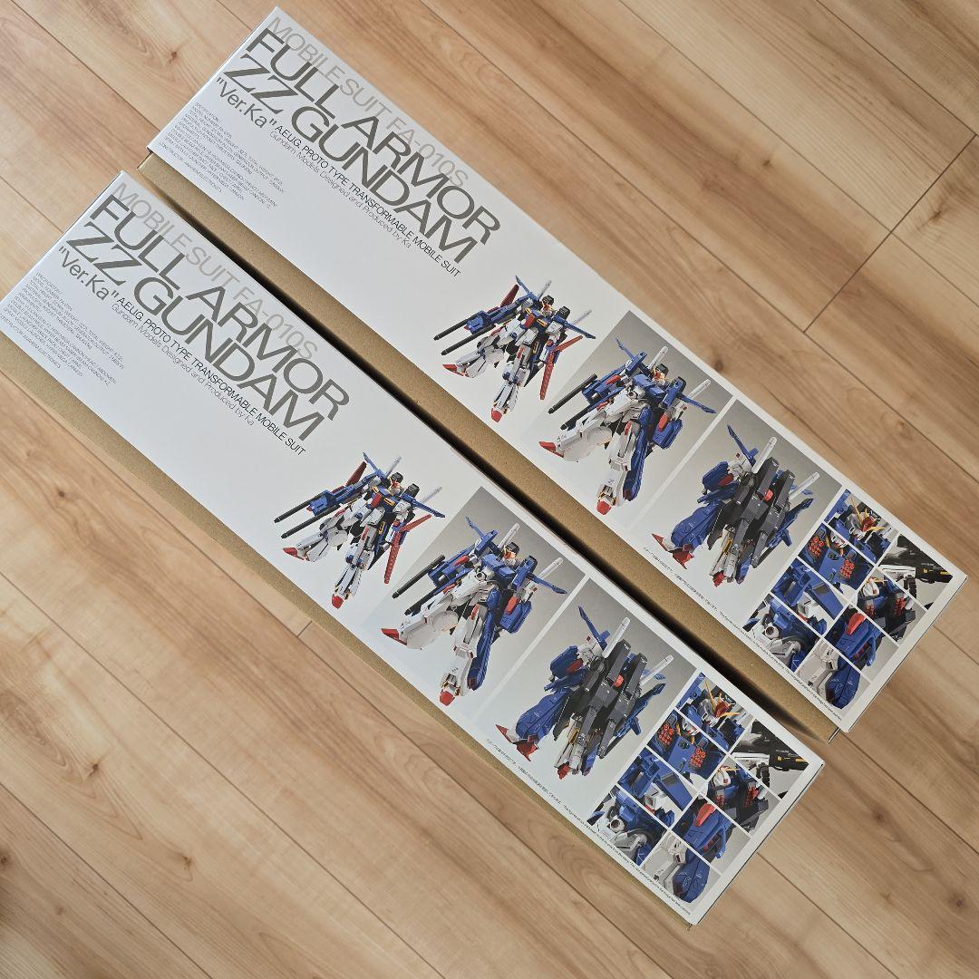 MG フルアーマーZZガンダム \"Ver.Ka\" 未組立2点セット