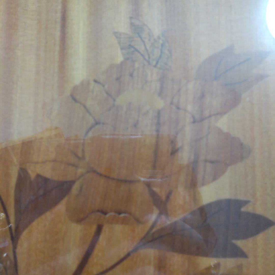 最終値下げ　箱根木象嵌 壁掛け 長澤正秀作 箱根寄木細工 寄木細工 木象嵌