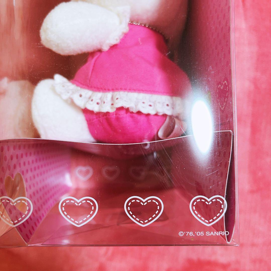 希少レア　ハローキティ　ネックレス付きぬいぐるみ　ハート　2005年製 サンリオ