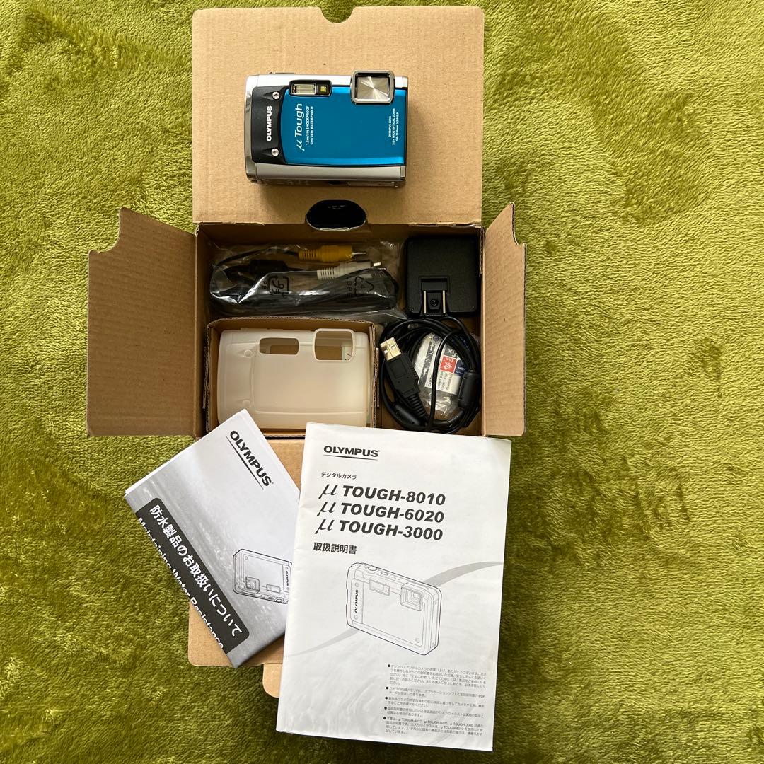 防水、タフネスカメラですOLYMPUS μ Tough コンパクトデジタルカメラ