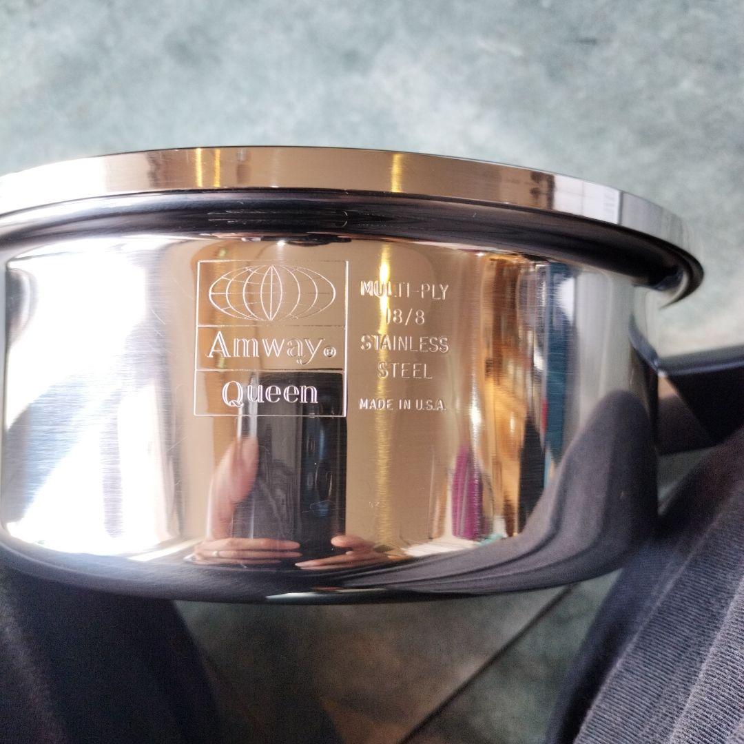 未使用品！アムウェイ　クィーン　小ソースパン　蓋付き③