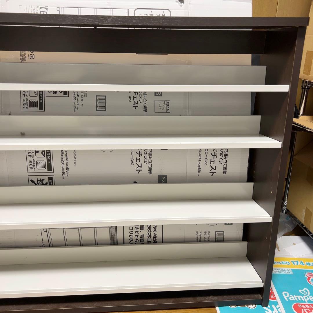 CDストッカー収納 CD DVDラック ダークブラウン 棚 ディスプレイ