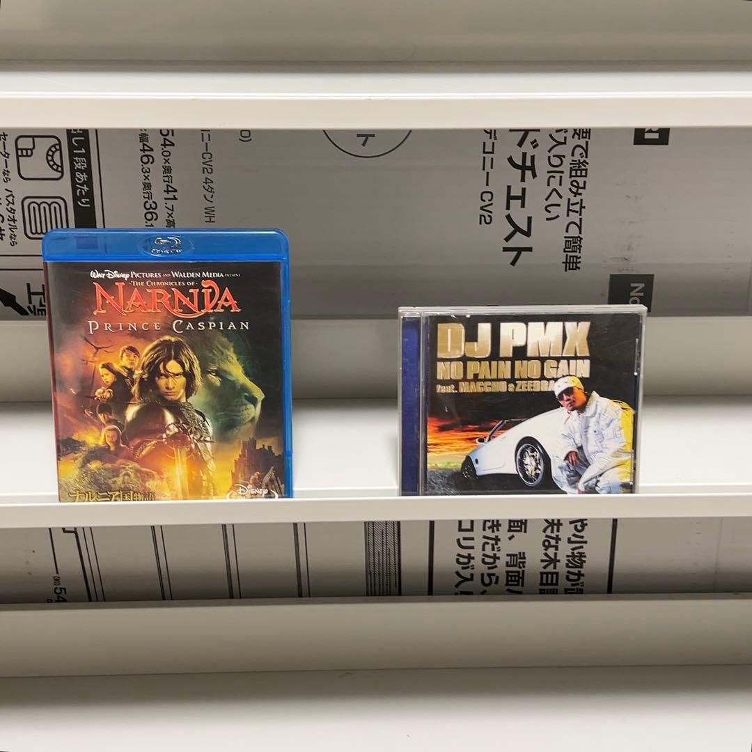 CDストッカー収納 CD DVDラック ダークブラウン 棚 ディスプレイ