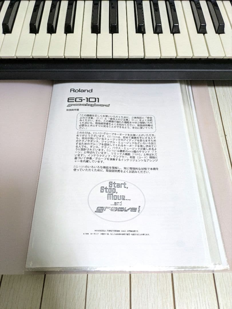 【希少品・美品・動作品】Roland EG-101　取説、電源コード付属