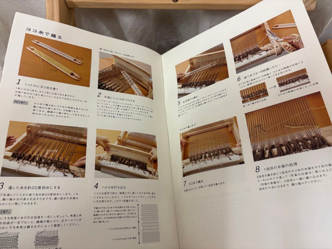 アヴリル卓上織機 AVRIL 箱と収納袋あります