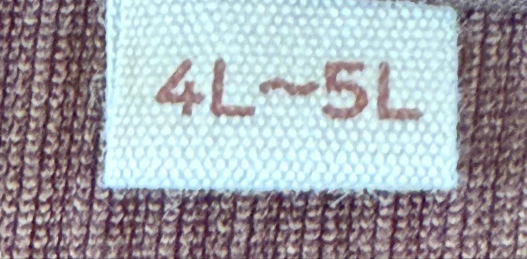 エプロン大きいサイズ くまのがっこうジャッキー ピンクベージュ×ブラウン4L5L