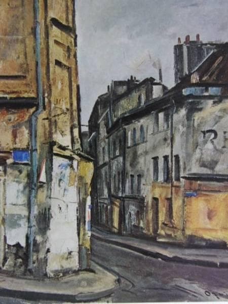 荻須　高徳、サンブレーズ、希少画集画、新品額装付