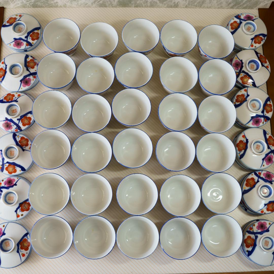 品川陶園　蓋付碗　煮物椀　茶碗蒸し　30客　木箱付