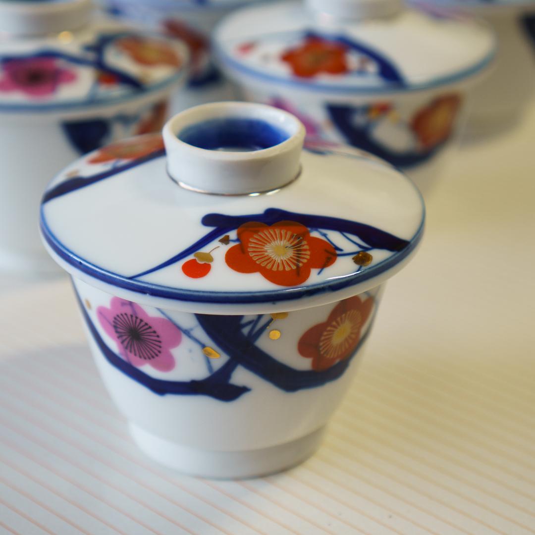 品川陶園　蓋付碗　煮物椀　茶碗蒸し　30客　木箱付