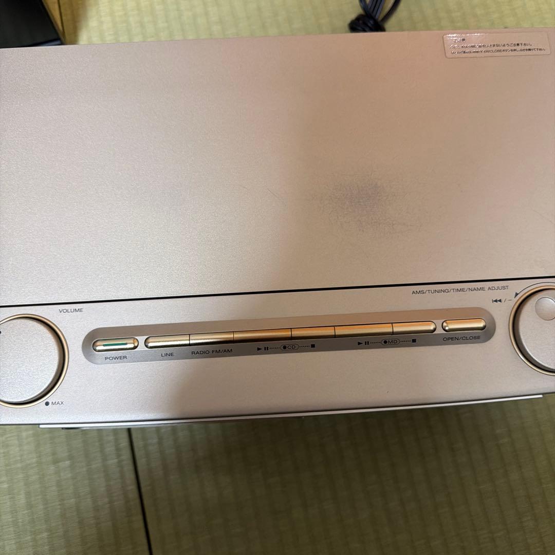 SONY MD7000 CD MD　ジャンク扱い　通電のみ