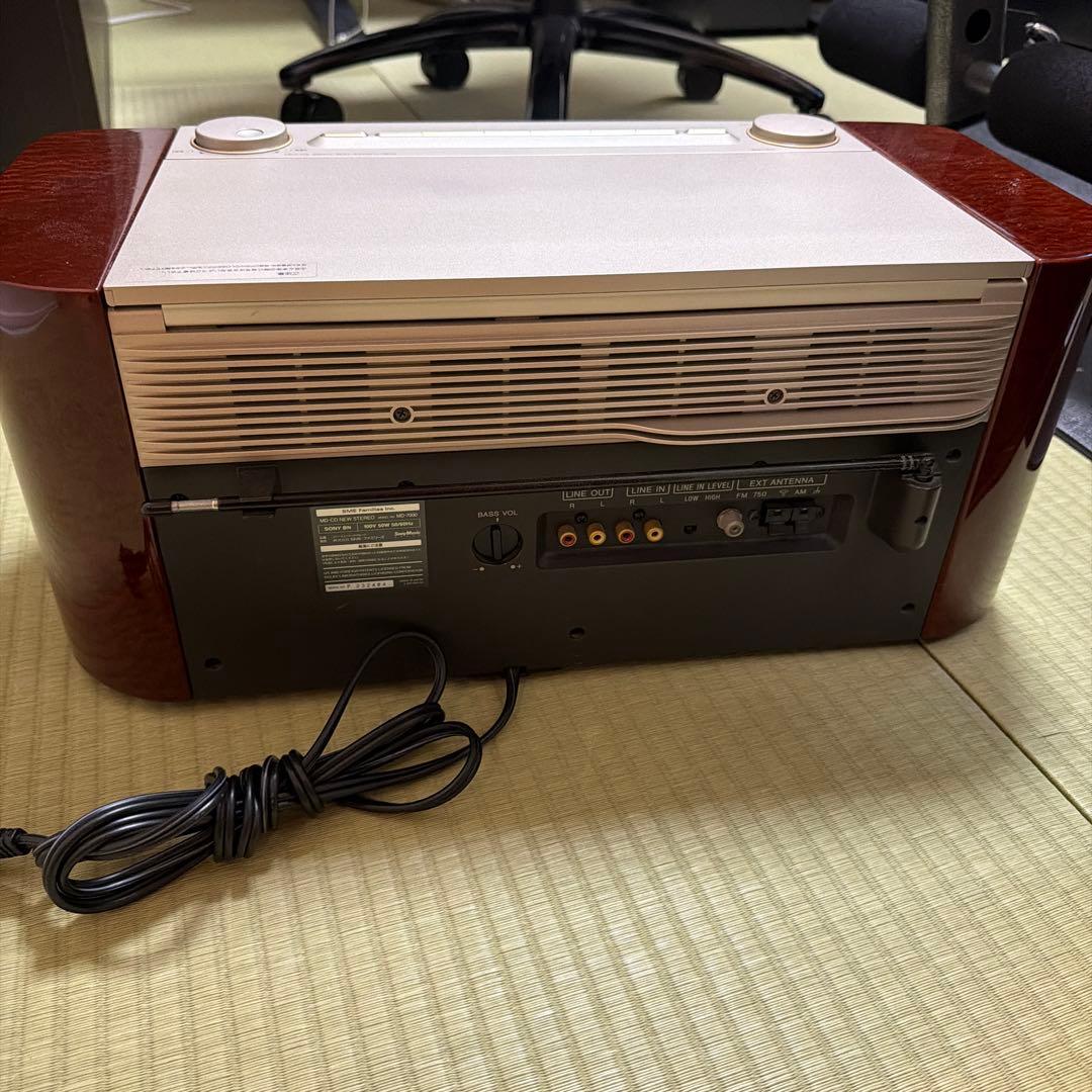 SONY MD7000 CD MD　ジャンク扱い　通電のみ