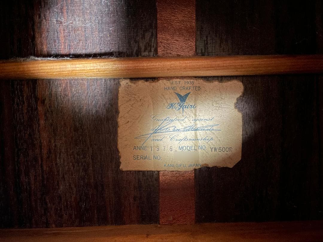 K.Yairi YW-500R ジャンク扱い