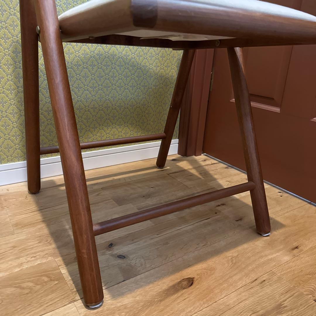 美品 MUJI ブナ材 フォールディングチェア 折りたたみ椅子 無印良品