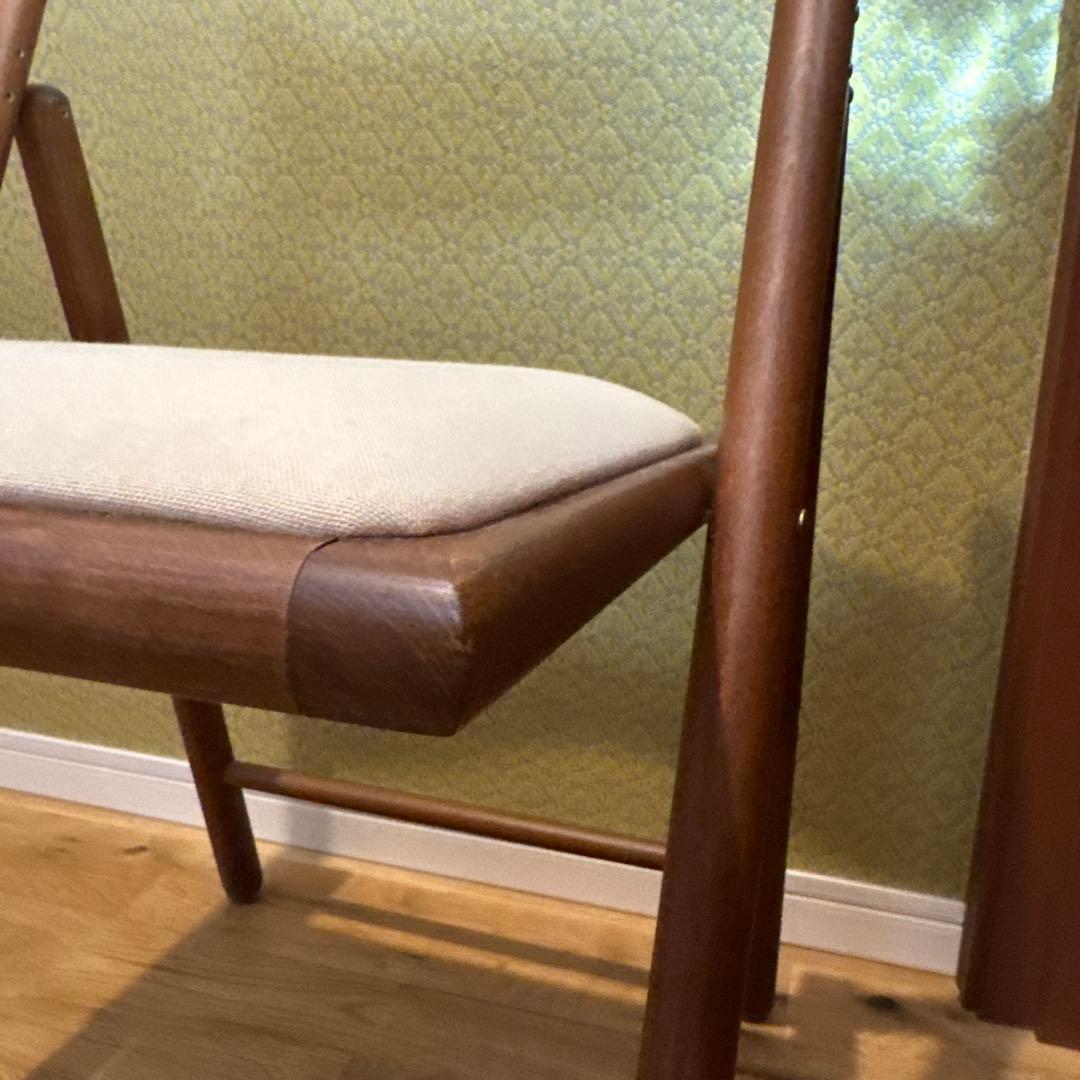 美品 MUJI ブナ材 フォールディングチェア 折りたたみ椅子 無印良品