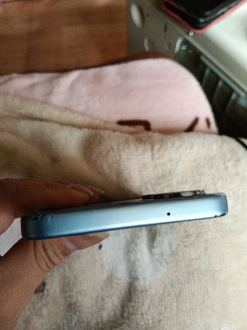 Libero5GivAT302ZTデュアルカメラ スマートフォン 青色