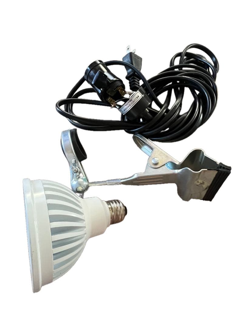 プランツネクスライト　クリップ付　植物専用育成ライト　観葉植物　白ホワイト